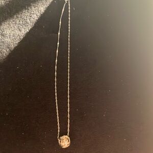 Hawaiian sterling silver necklace with flower design